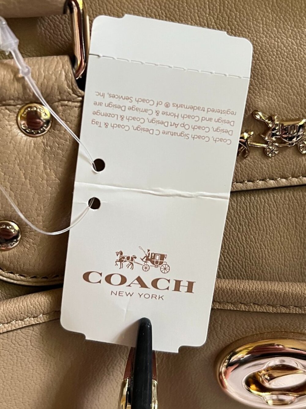 COACH - Rhyder 33689 Medium Zip Satchel-New with Tag - Picture 13 of 14